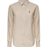 Camicia in cotone e lino con logo 211971514 501 POLO RALPH LAUREN 