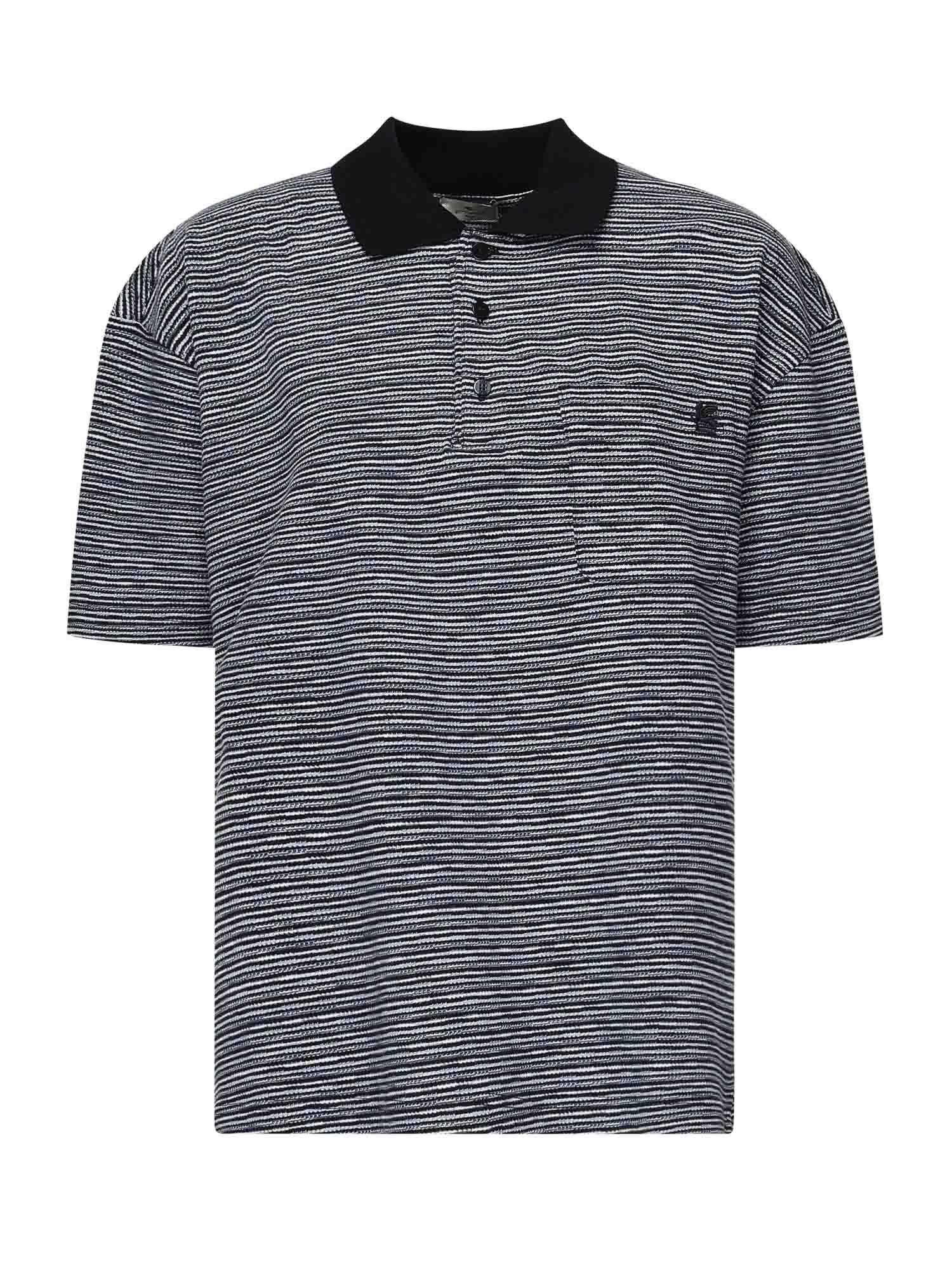 Polo a righe in cotone <BR/> MRMD0015 99JR503S9880 ETRO 