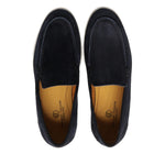 Mocassini Luxe in camoscio LUXE CAMOSCIOBLU GIULIANO GALIANO 