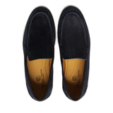 Mocassini Luxe in camoscio LUXE CAMOSCIOBLU GIULIANO GALIANO 
