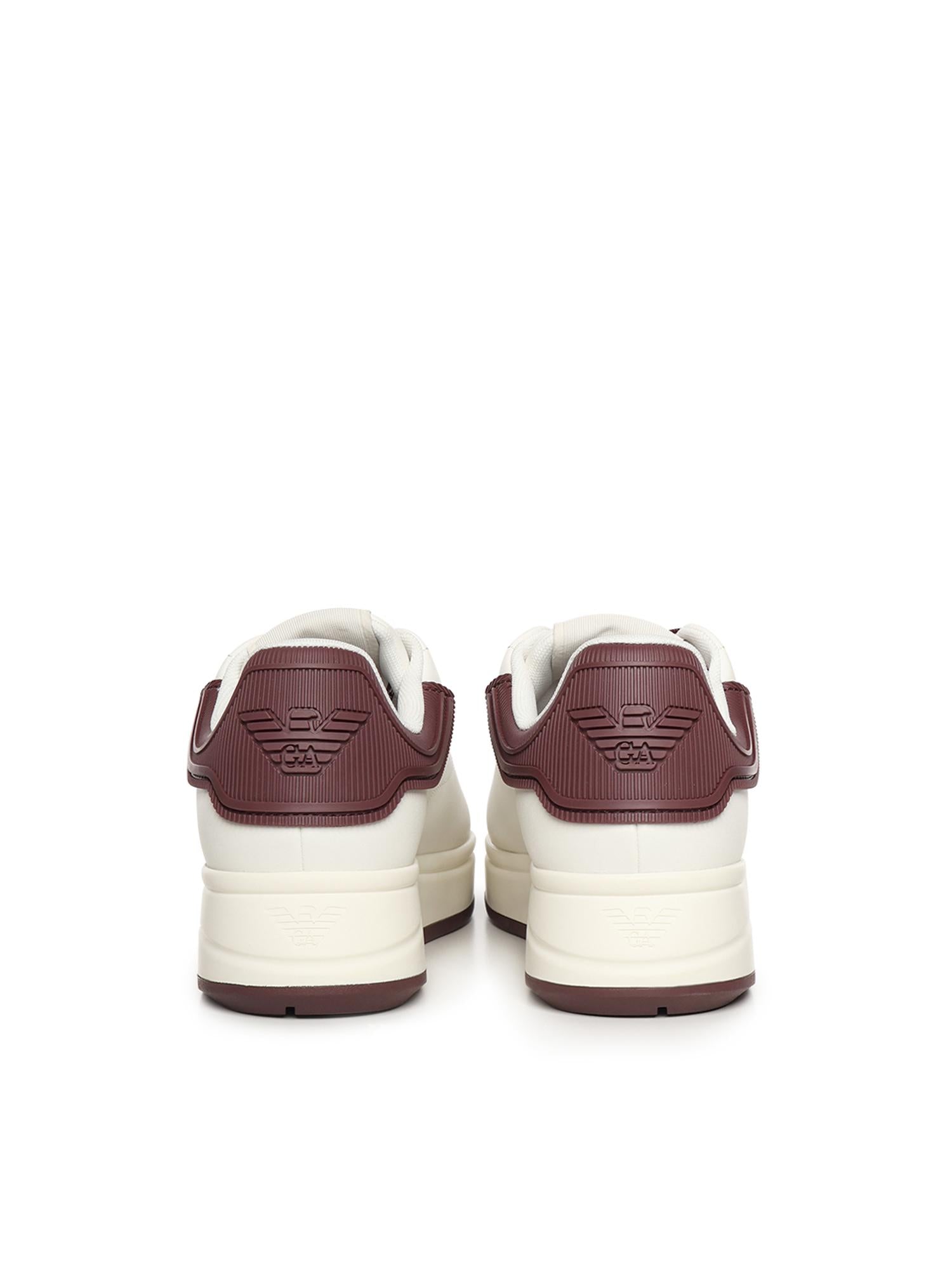 Sneakers in pelle con logo EM003663 AF18212M0363 EMPORIO ARMANI 