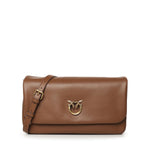 Borsa a tracolla Love Bag Click Soft Horizontal Handle in pelle 106178 A0QOL17Q PINKO 