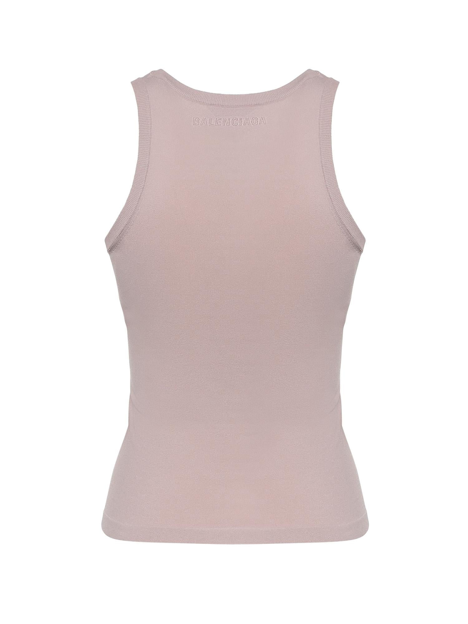 Canotta in maglia di viscosa 870175 T53475000 BALENCIAGA 