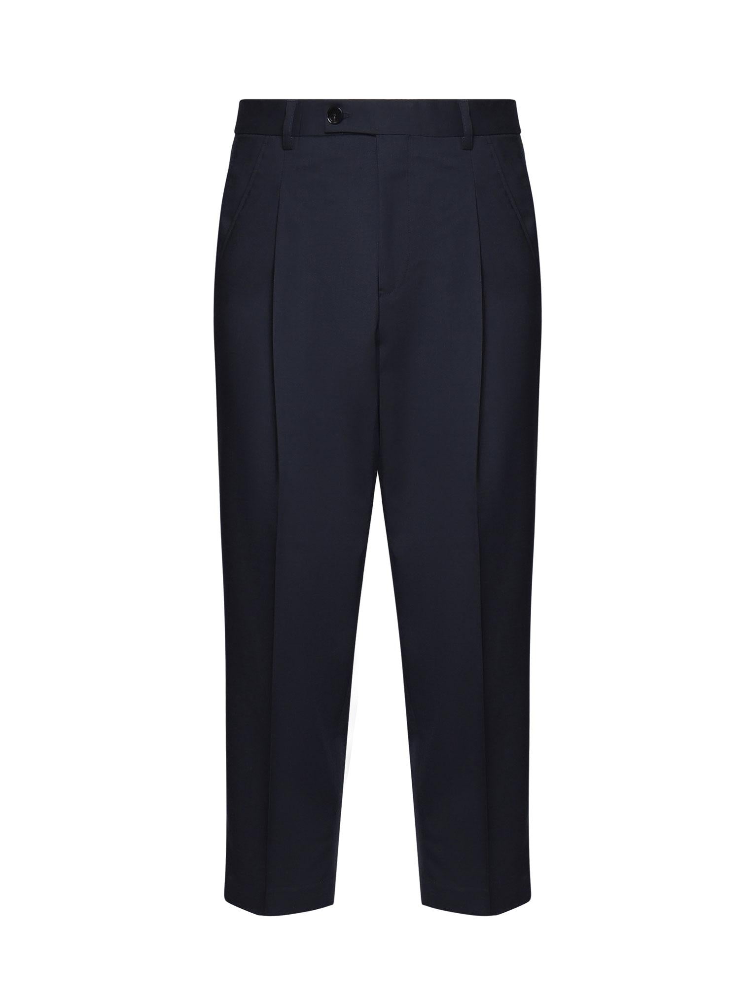 Pantaloni in misto lana vergine RAUL WBSBLU BE ABLE 