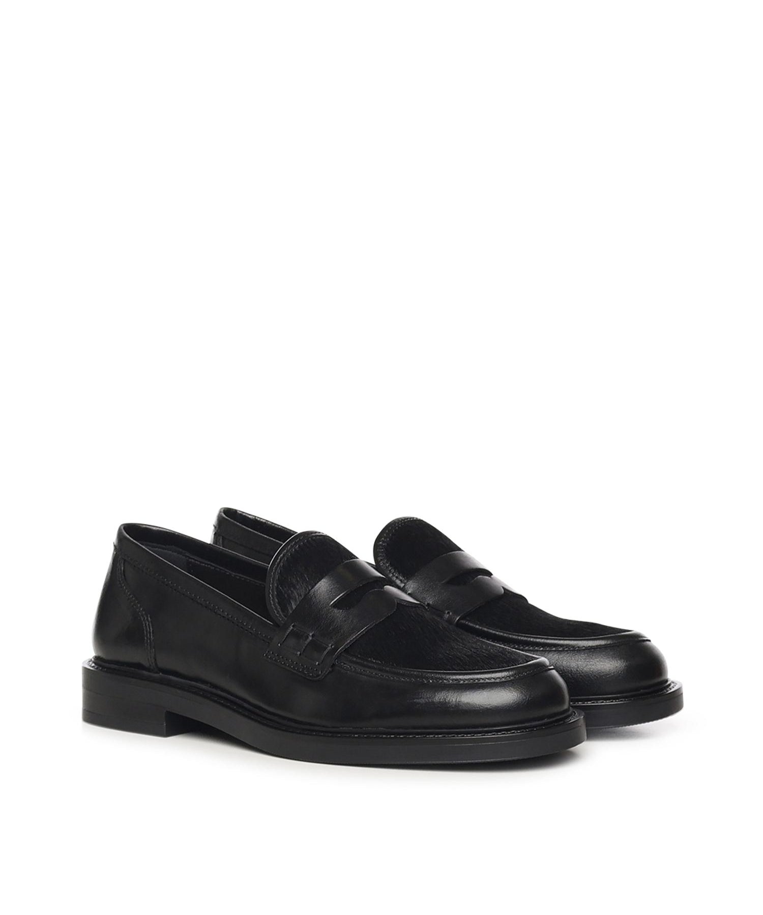 Mocassini Libra Combi in pelle A56073 NERO CARMENS 