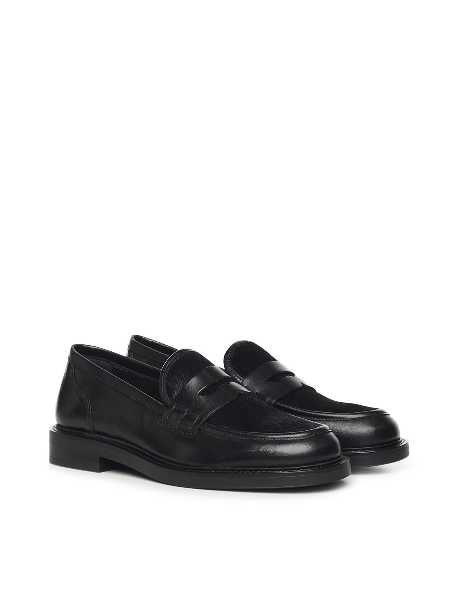 Mocassini Libra Combi in pelle A56073 NERO CARMENS 