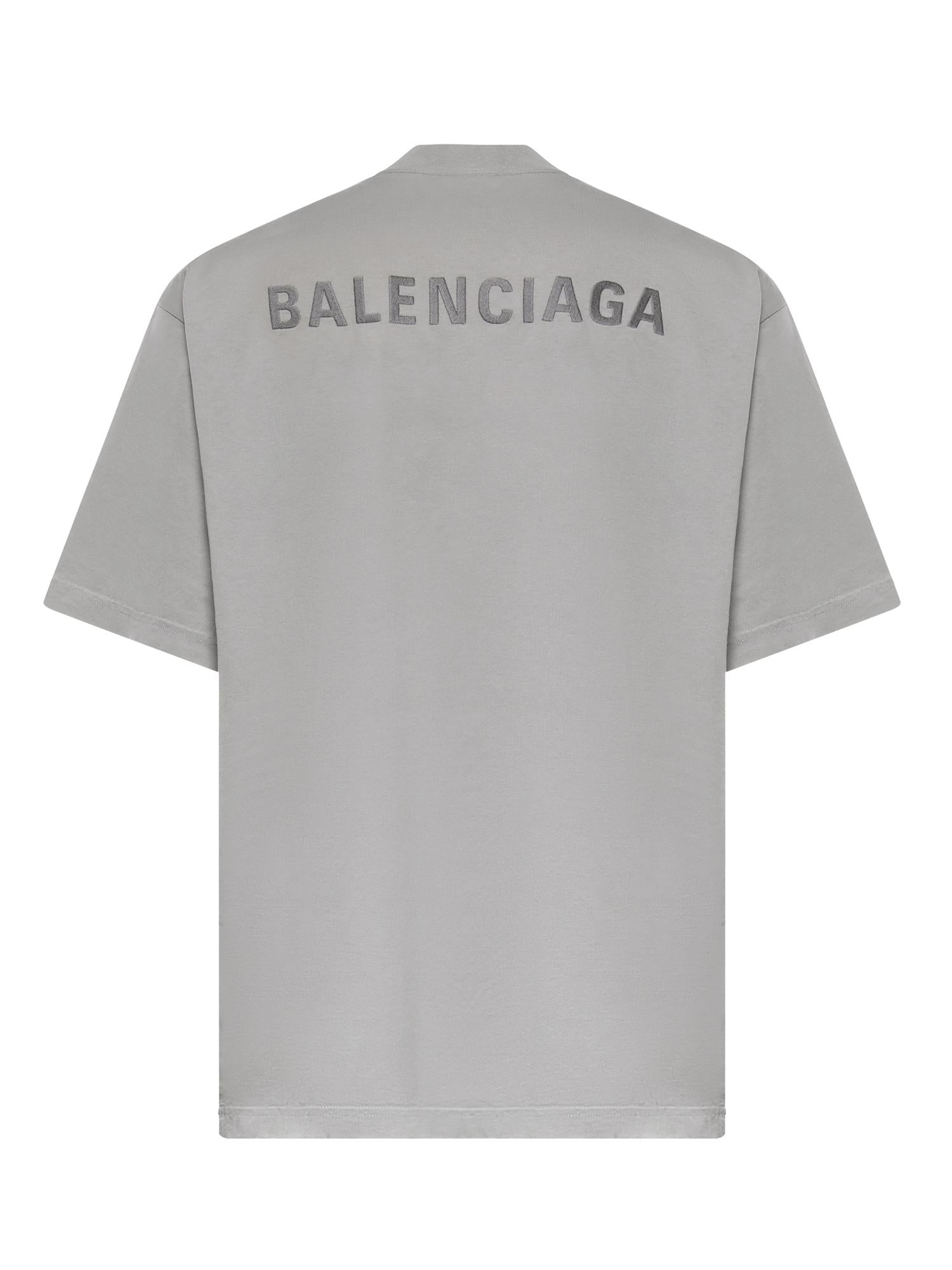 T-shirt Balenciaga Back in jersey dry 764235 TTVF99243 BALENCIAGA 
