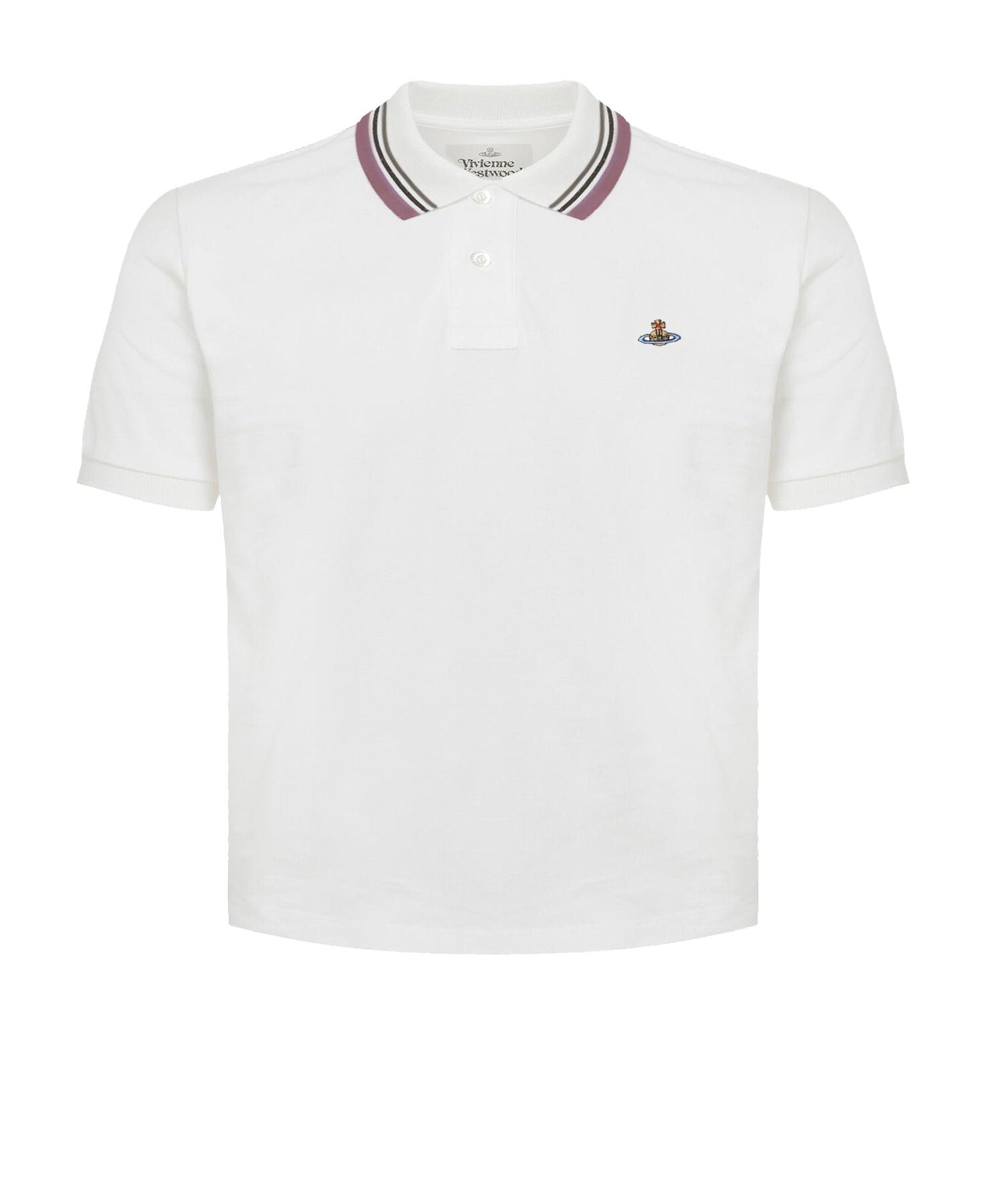 Polo cropped in cotone 1H010004 J00AUA401 VIVIENNE WESTWOOD 