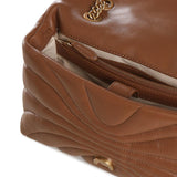 Borsa a tracolla grande Love Bag Puff trapunta farfalla 100038 A1EXL17Q PINKO 