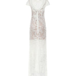 Abito lungo in pizzo SS26254X W SELF-PORTRAIT 