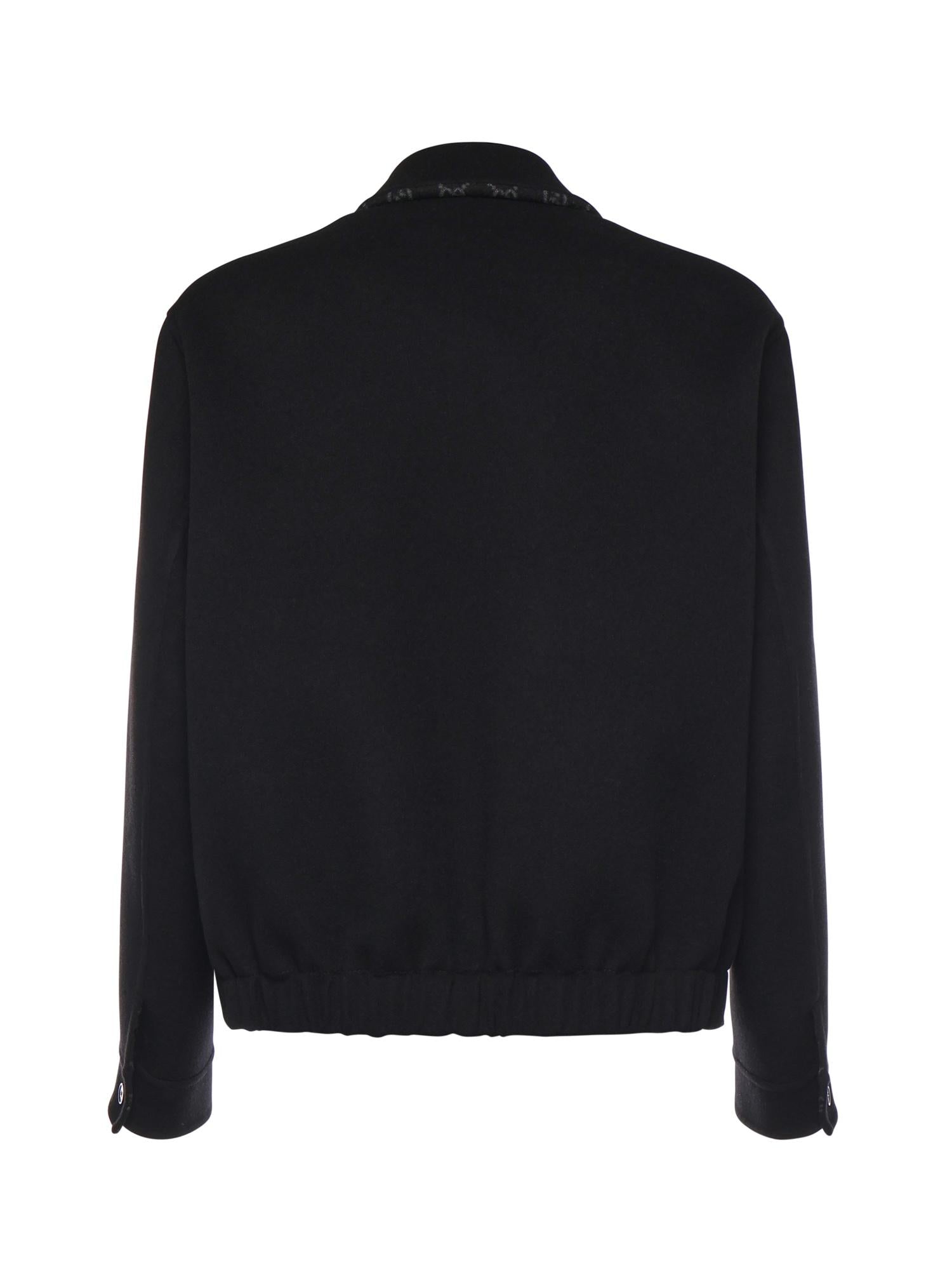 Giacca in lana double con zip 794813 Z7AON1120 GUCCI 