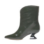 Tronchetto in pelle con tacco basso ELIANE 143 VERLUXVERDE ALCHIMIA 