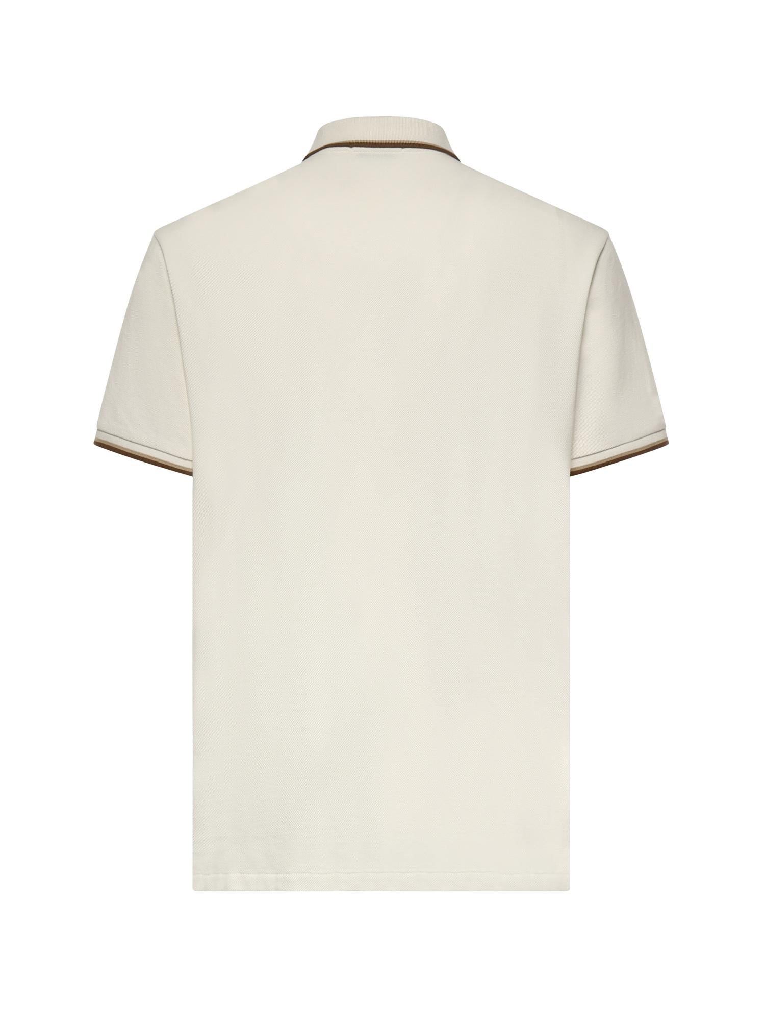 Polo in cotone con logo<BR/> 710842621 054 POLO RALPH LAUREN 