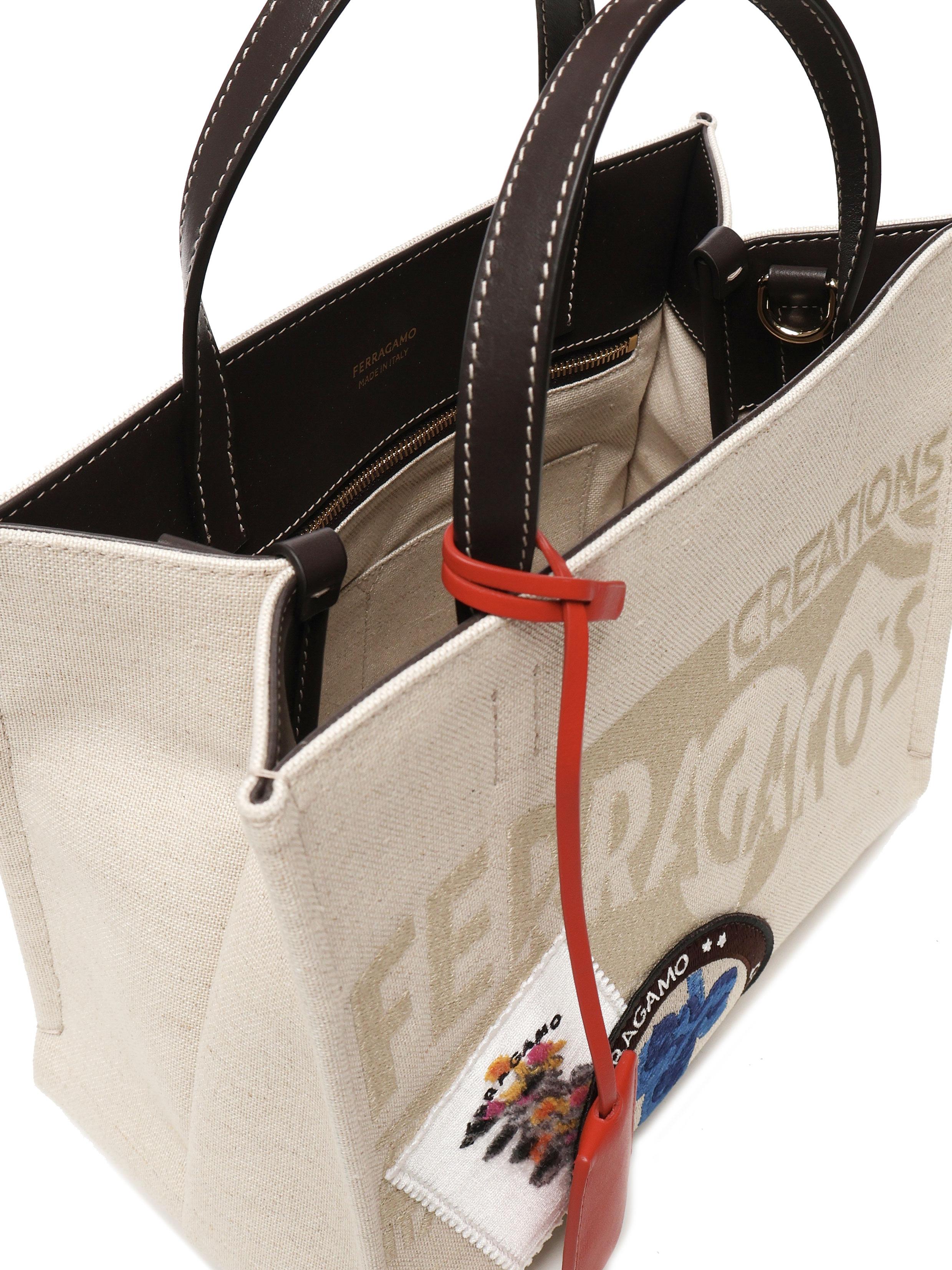Tote Bag con logo 219942 780197001 FERRAGAMO 