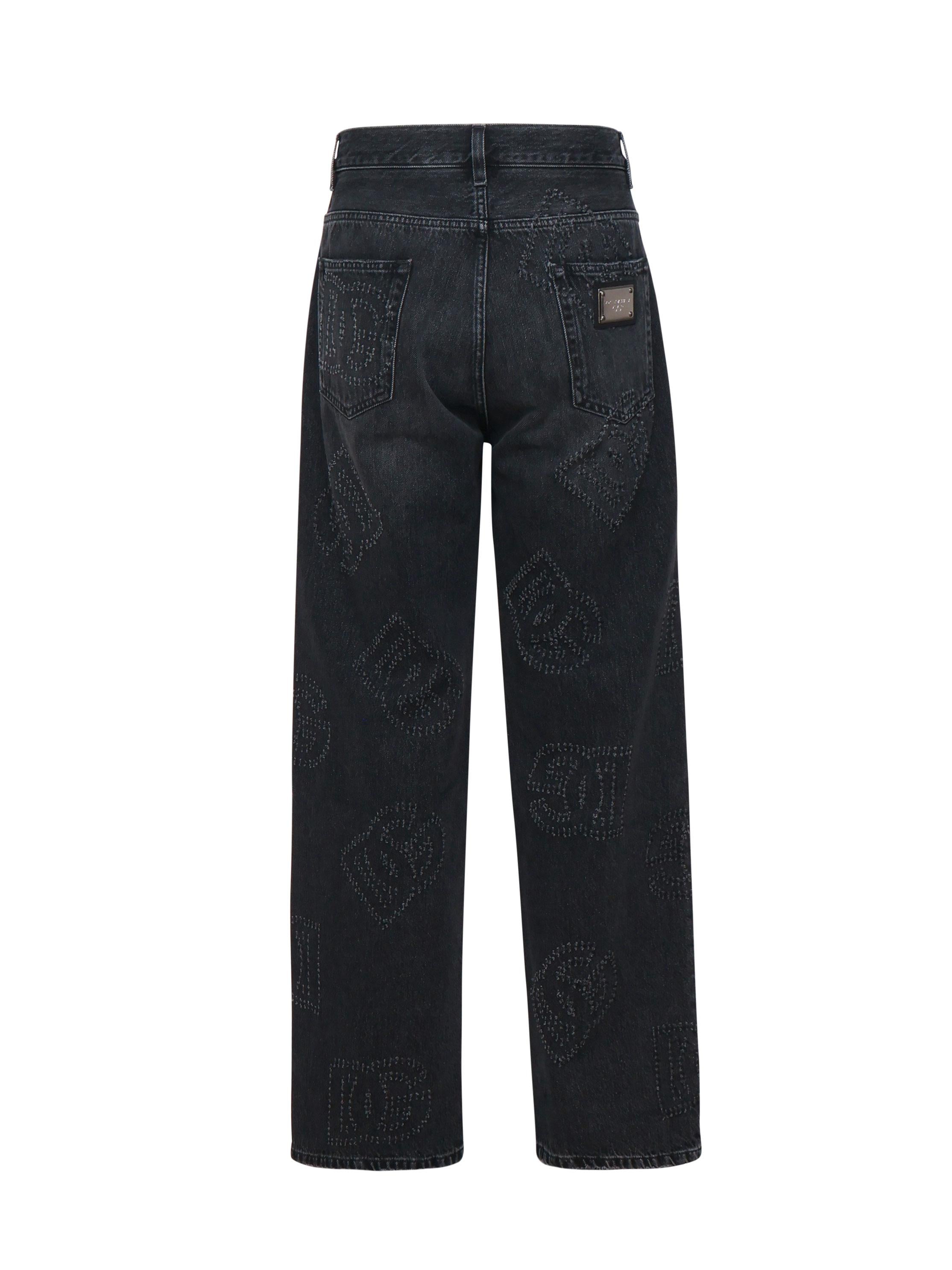 Jeans in denim di cotone GWVNXD G8HF4S9001 DOLCE & GABBANA 