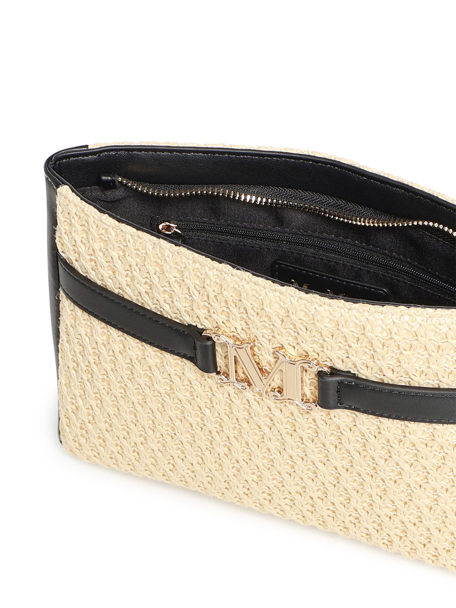 Clutch Mambo in rafia 2616511089600 001 MAX MARA 