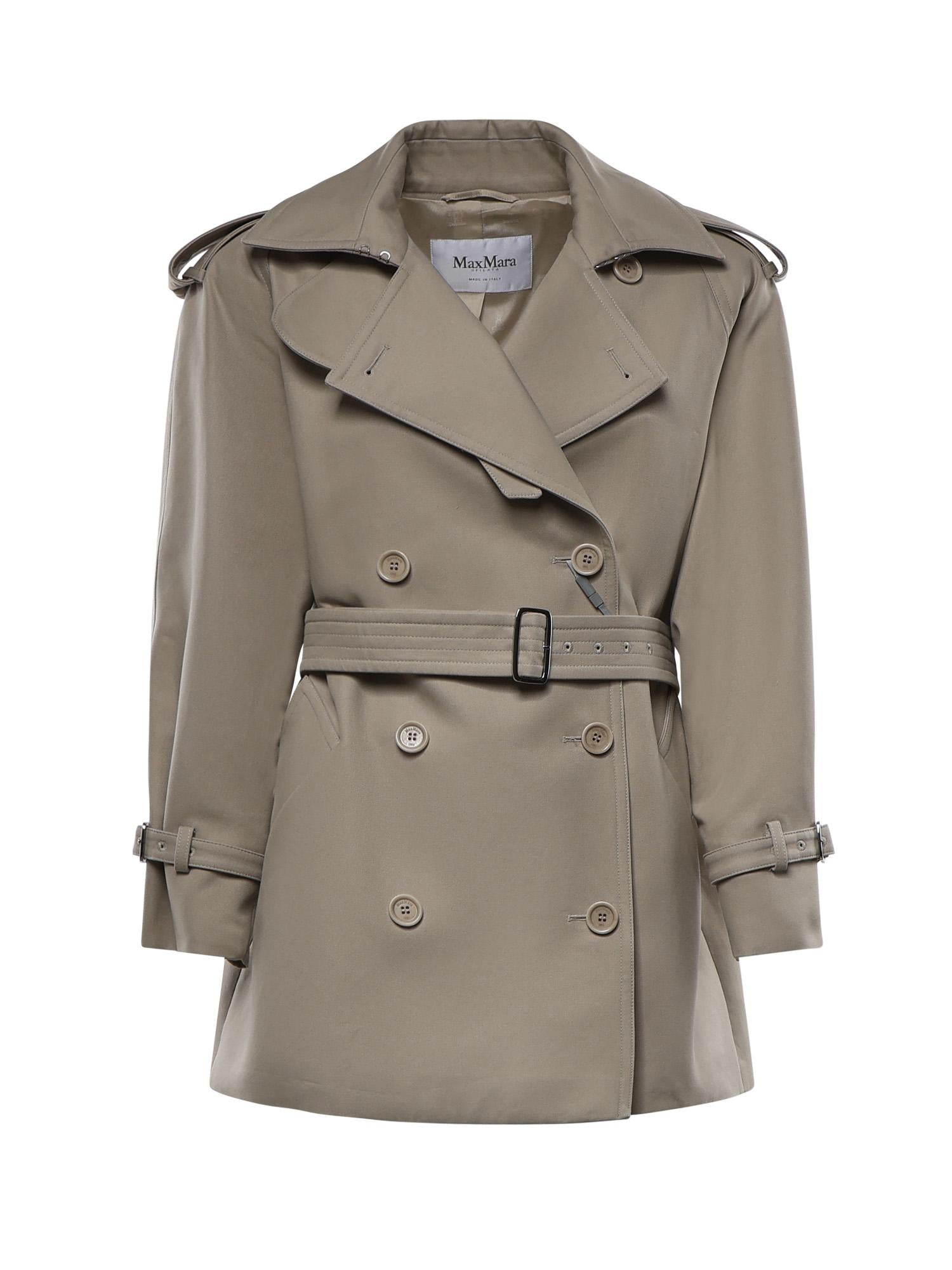 Spolverino cropped in cotone 2611121103600 002 MAX MARA 