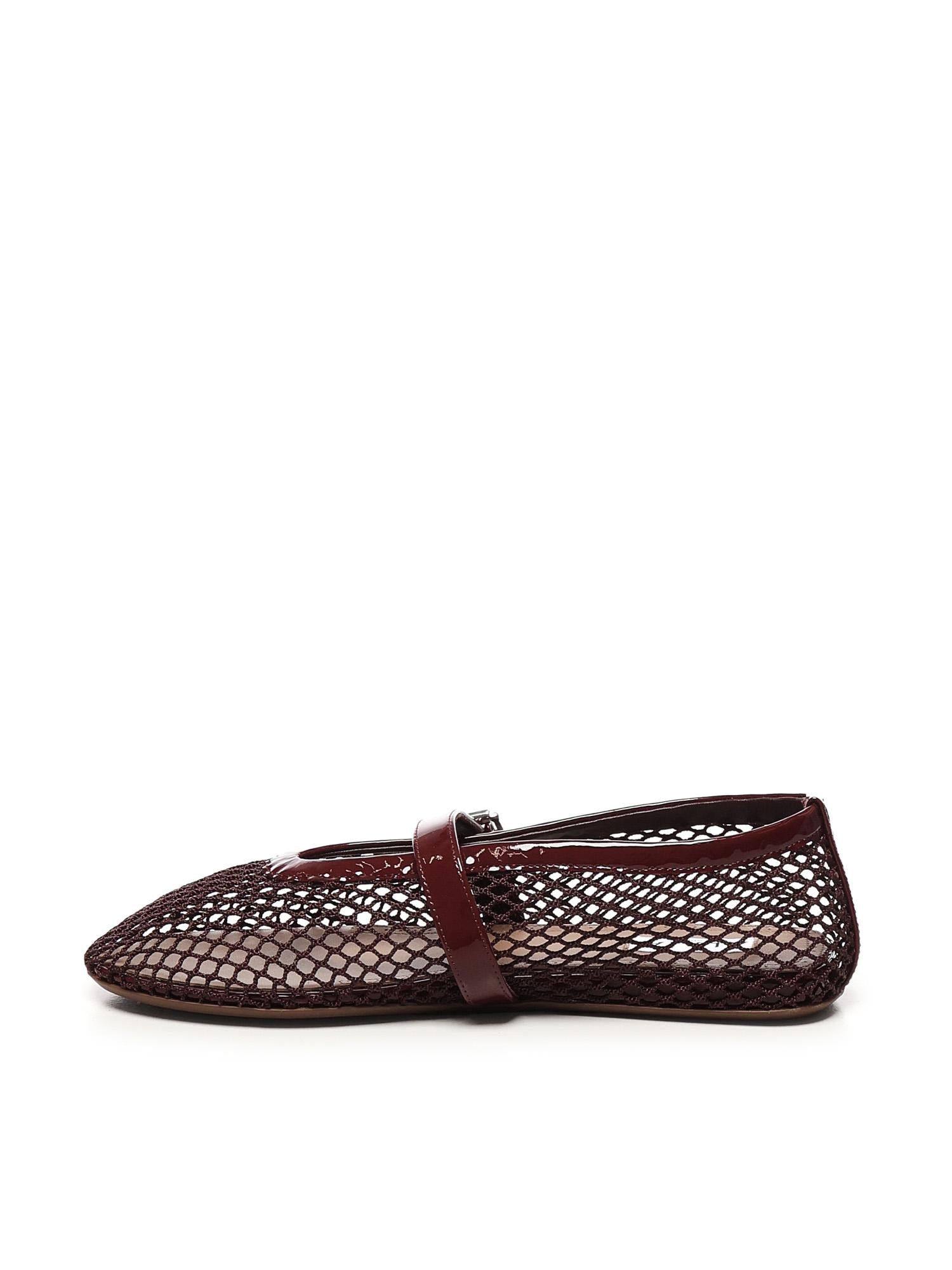 Ballerine Flat in rete<BR/> AA3A029TK007 325 ALAIA 