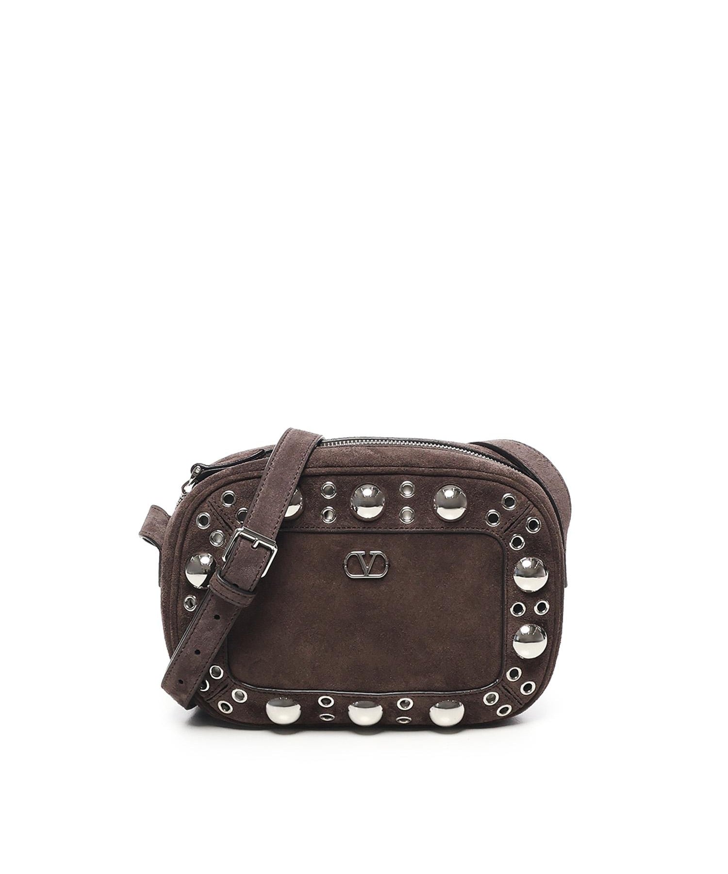 Borsa Nellcôte in suede 7W2B0R74 JET0TO VALENTINO GARAVANI 