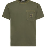 T-shirt con patch Compass L1S152100032 S0057V015G STONE ISLAND 