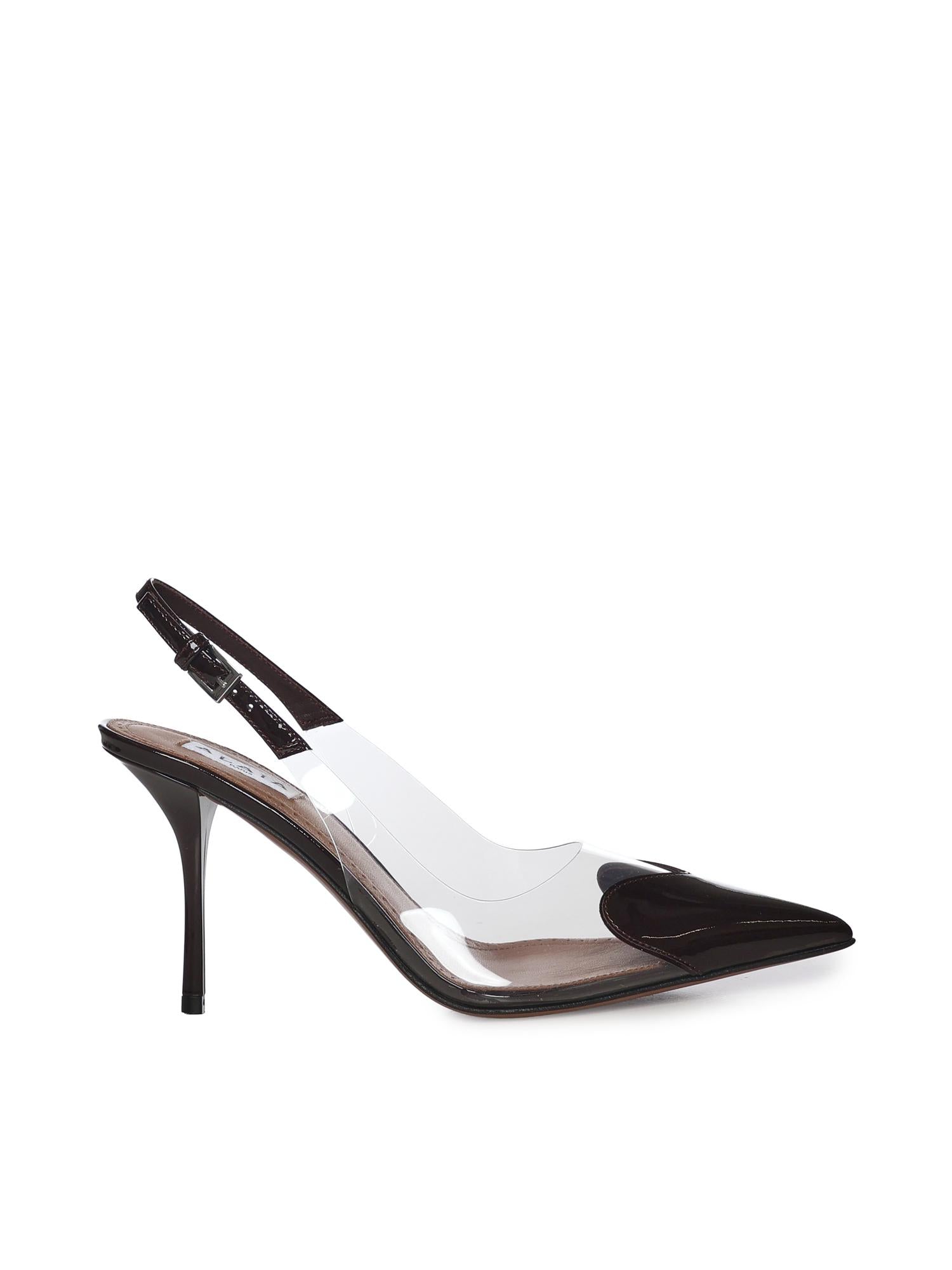 Slingback Le Coeur in vernice AA3E083CK150 413 ALAIA 