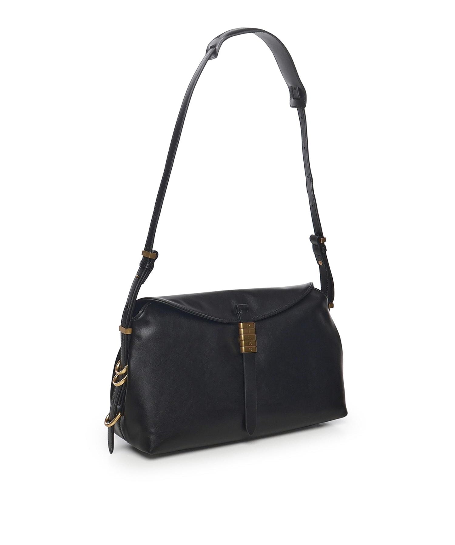 Borsa a spalla Saddle Horizontal media in pelle 105049 A1ZXZ99Q PINKO 