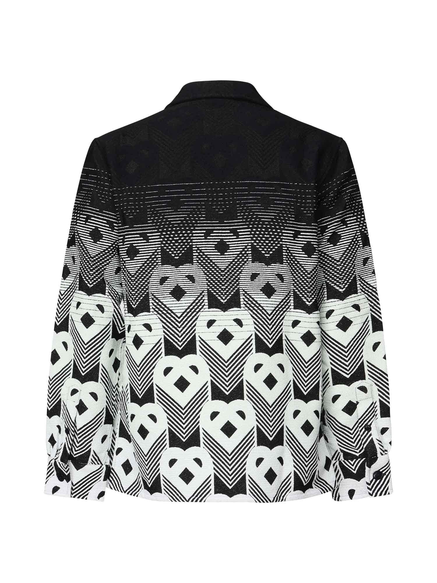 Camicia con monogramma sfumato MPF25JK37401  CASABLANCA 