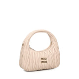 Borsa hobo Wander in nappa matelassé 5BC125 AN88F0236 MIU MIU 