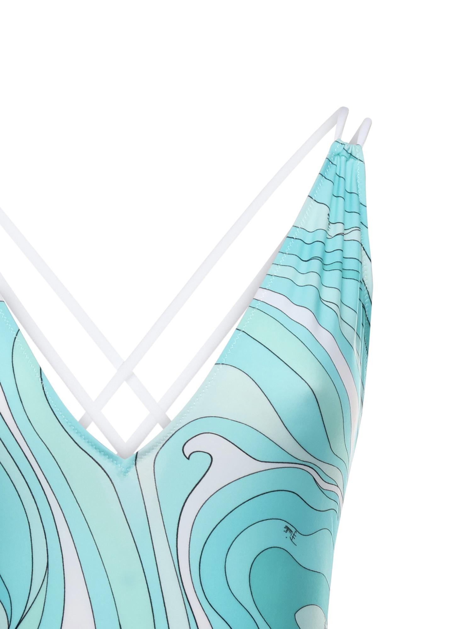 Costume da bagno con stampa Marmo 5UMC01 5U775067 PUCCI 