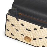 Borsa Mini Love Bag One Light in rafia e pelle 104550 A1RLHZ3Q PINKO 