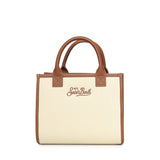 Borsa Vanity in denim e pelle VANMD001 01517L MC2 SAINT BARTH 