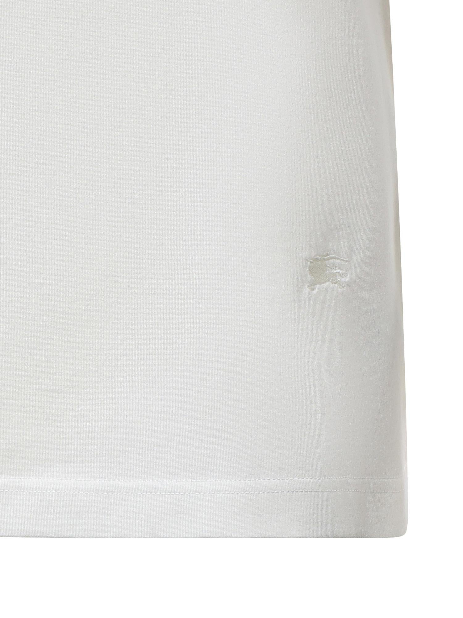 T-shirt in cotone con laccetti 8127210 B7078 BURBERRY 
