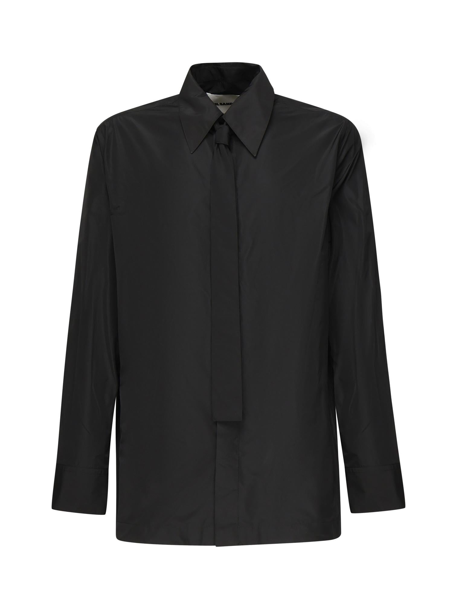 Camicia con cravatta in taffetà J22DL0321 J70005001 JIL SANDER 