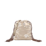 Mini bag Kayla con logo 73BS9MZ04 KAYLACHAMPAGNE V° 73 