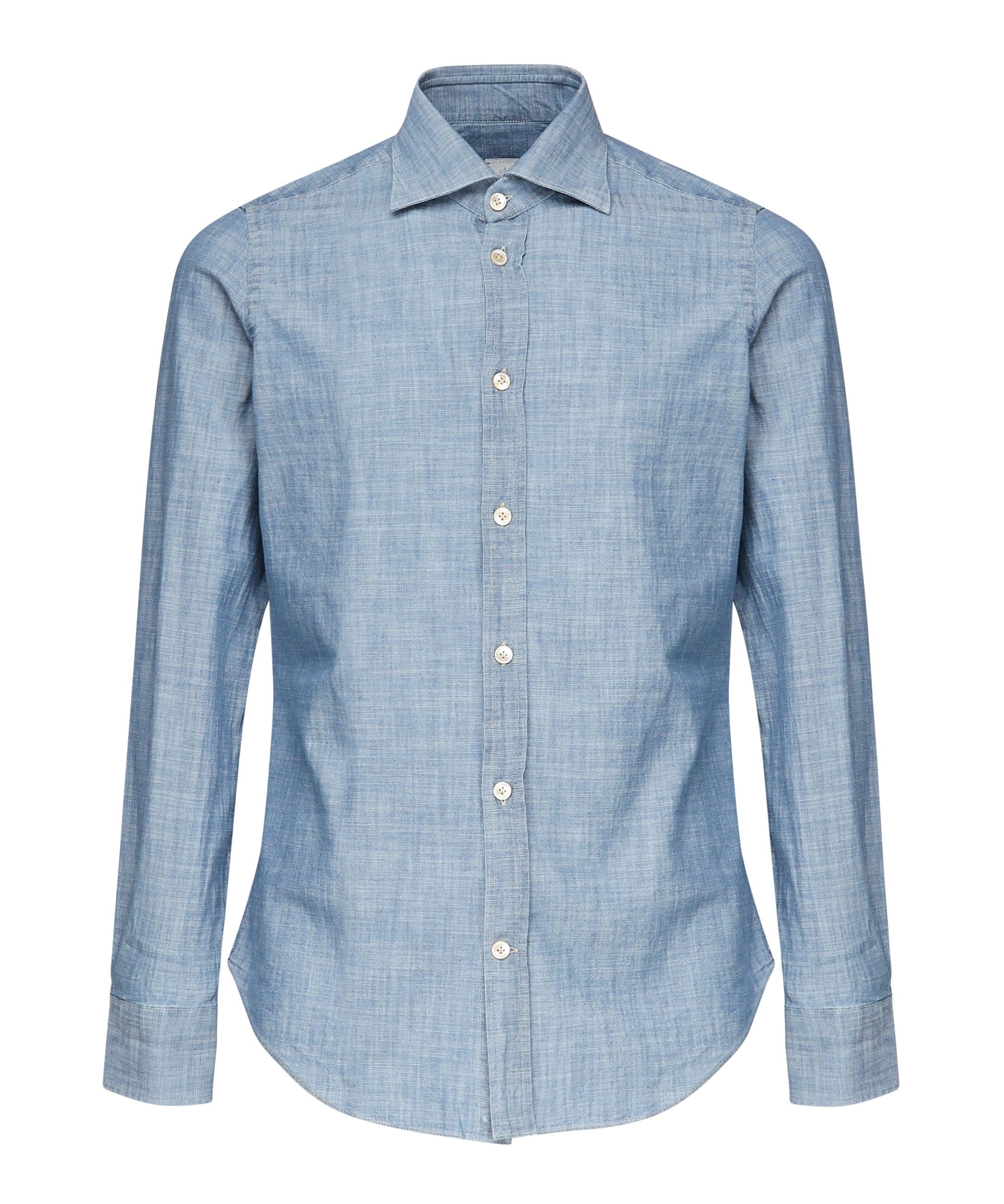 Camicia cotone denim K75CAMK08TES0I185 11N ELEVENTY 