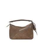 Borsa Featherlight Puzzle piccola in nabuk A510PLSX03 6423 LOEWE 