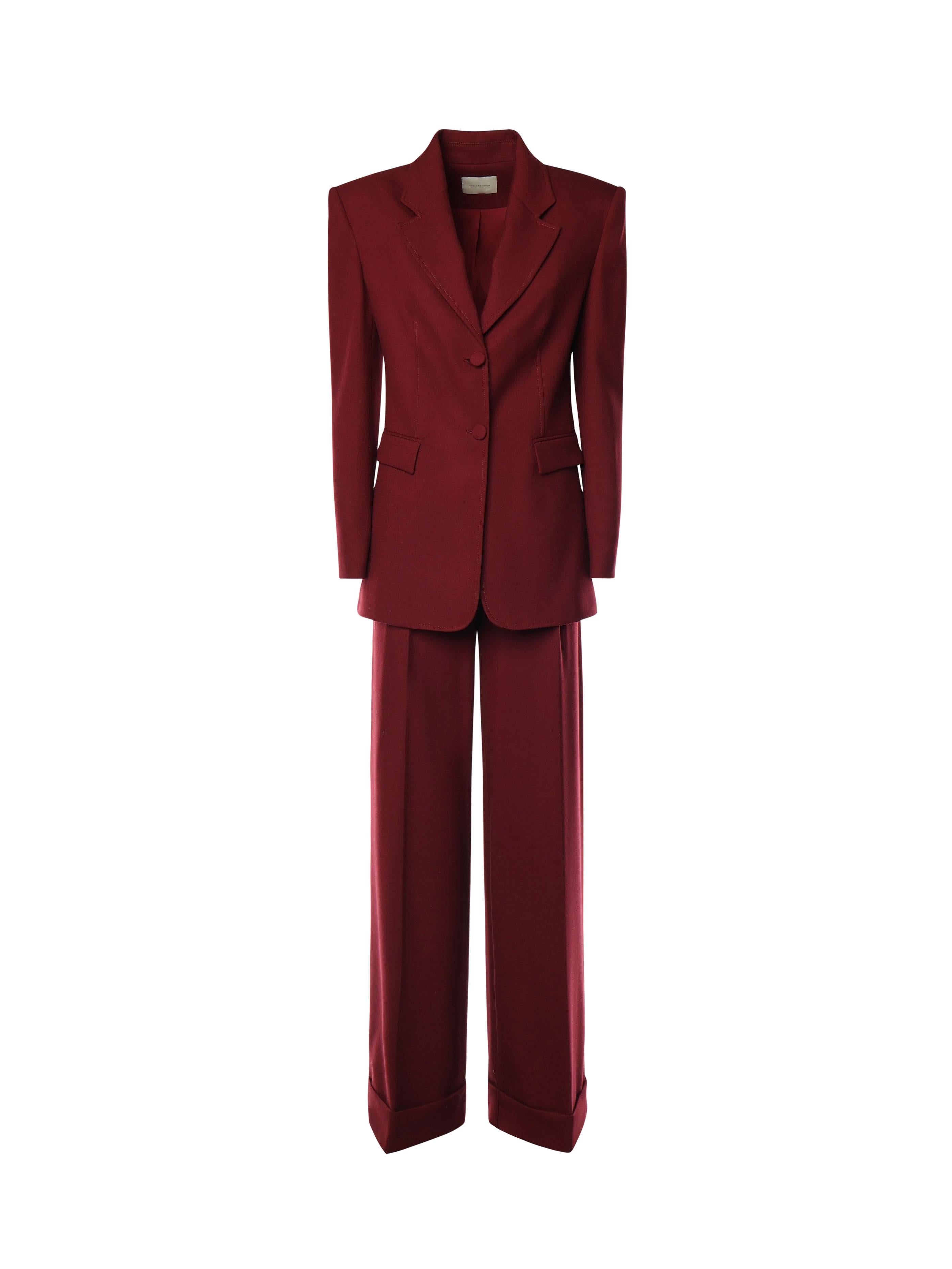 Tailleur Era Jane TAILLEUR ERA JANE BORDEAUX THE ARCHIVIA 