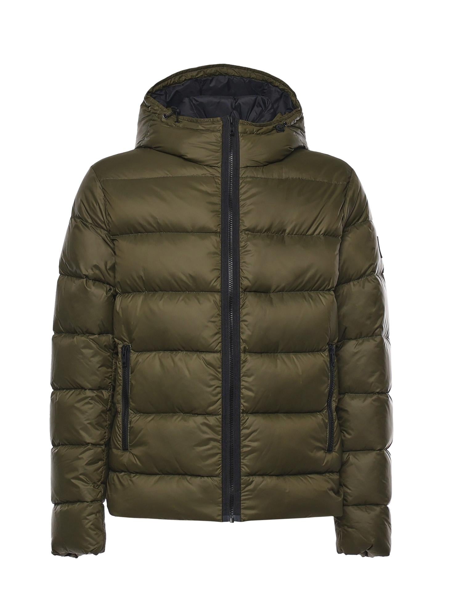 Piumino double front in popeline calandrato NAM32510620XMH V607 FAY 