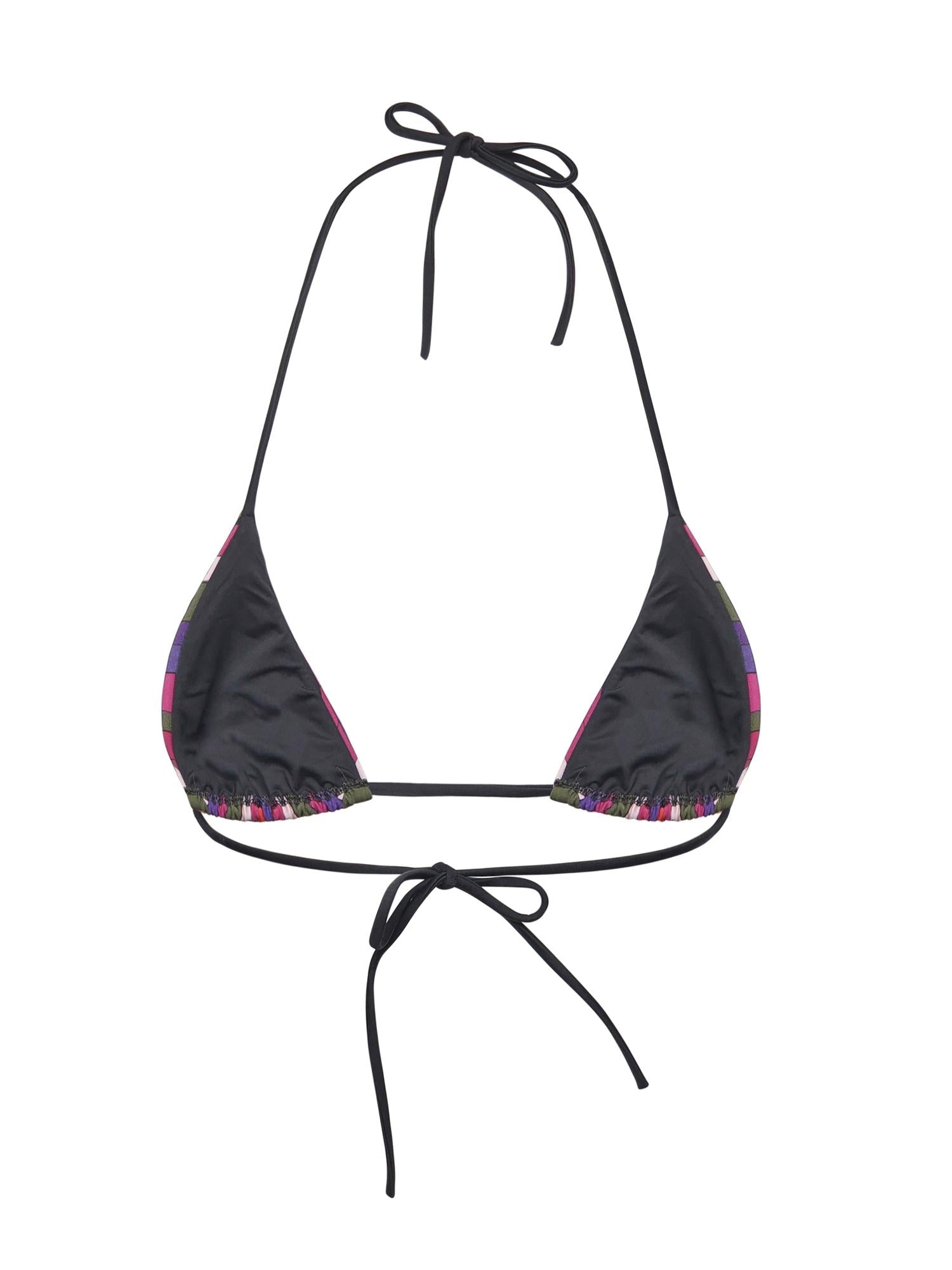Top bikini a triangolo con stampa Iride 5UMX22 5U755011 PUCCI 
