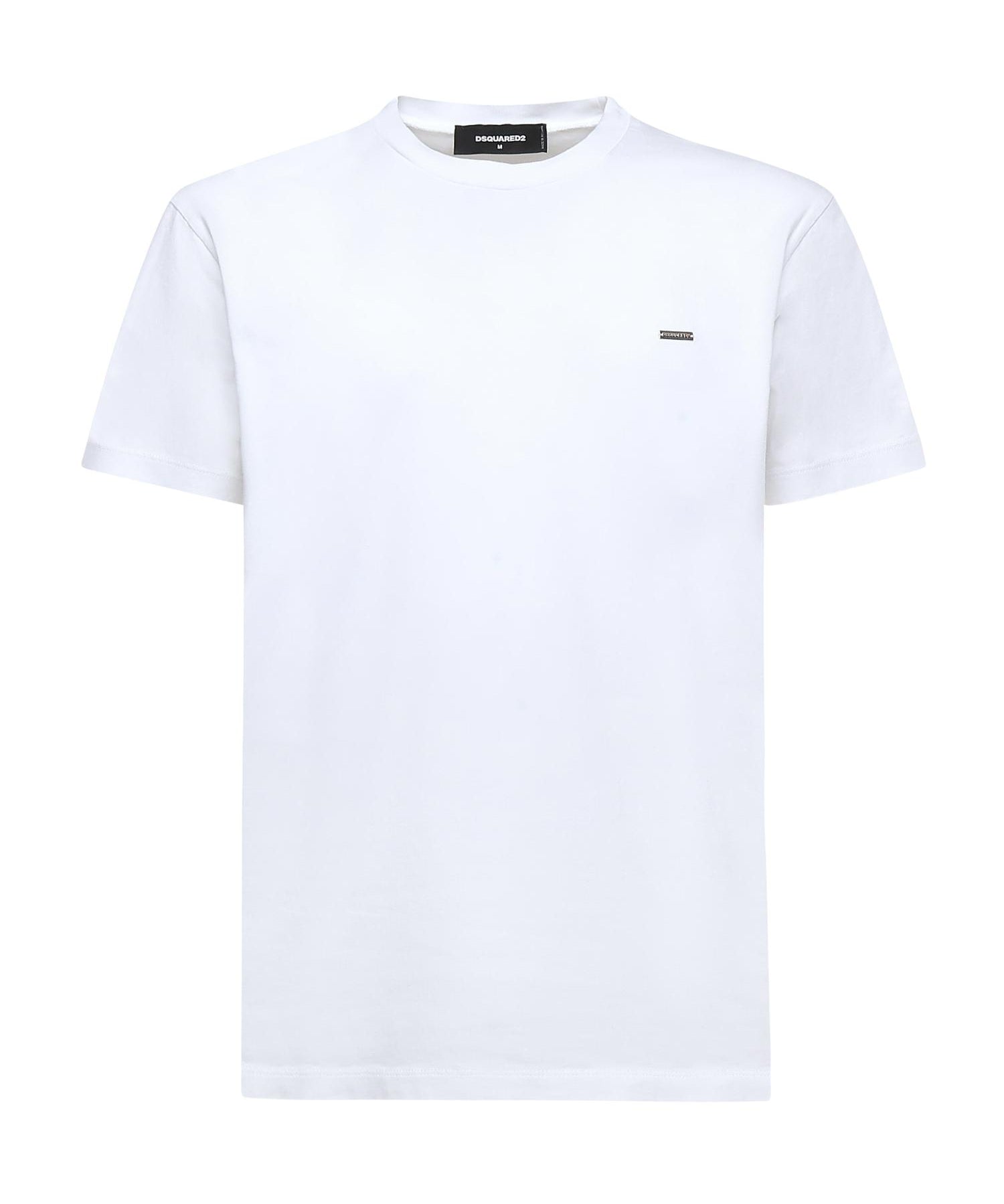 T-shirt con logo in cotone S74GD1253 D20020100 DSQUARED2 