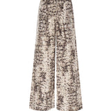 Pantaloni ampi con stampa snake 106963 A3B1CZ9 PINKO 