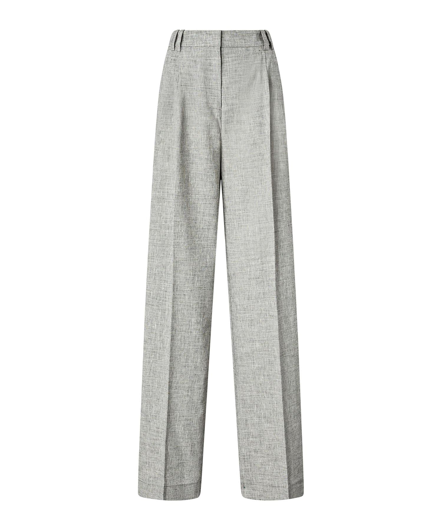 Pantaloni fiammati con piega stirata 106918 A3ASZZ2 PINKO 