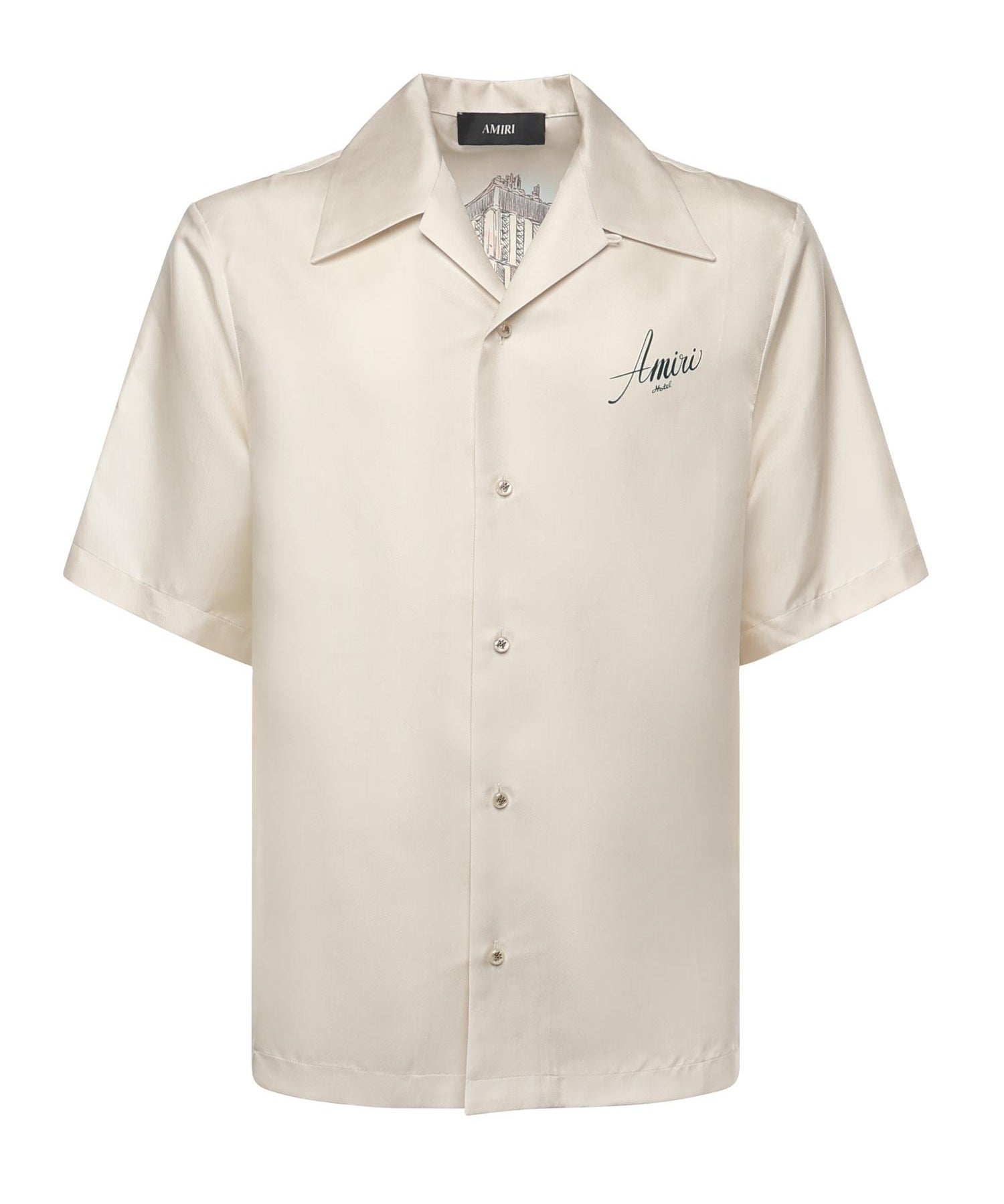 Camicia Bowling hotel in seta AMSTCA1206 271 AMIRI 
