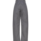 Pantaloni affusolati in lana accoppiata e cotone 769763 V1JO01874 BOTTEGA VENETA 