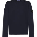 Maglione in cotone e nylon con logo<BR/> L1S155100052 S00B0V0020 STONE ISLAND 