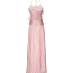 Abito Narcisa in seta IRS529NARCISASIL PINK SOFT IRIS SERBAN 
