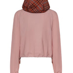 Giacca Newcott cropped con cappuccio 8118253 C4026 BURBERRY 