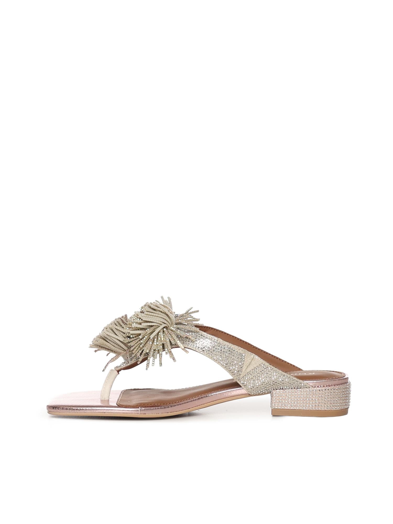 Sandali infradito Pom Pom 4365565689 METAL KURT GEIGER 