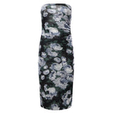 Abito in mesh floreale con arricciature 6J0436 3SQA268485 STELLA McCARTNEY 