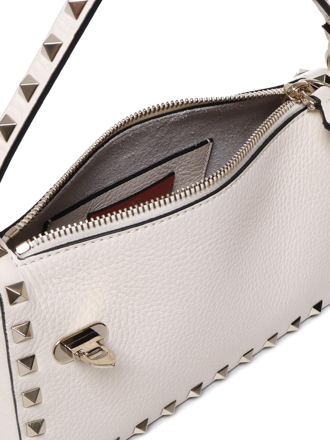 Borsa piccola a tracolla Rockstud in vitello 8W2B0J47 VSFI16 VALENTINO GARAVANI 